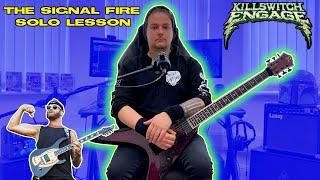 Killswitch Engage - The Signal Fire (Guitar Solo Lesson)