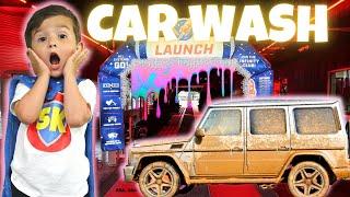 Car Wash for Kids | Car Wash Song | Drive Thru Car Wash | Learning for Kids & Toddlers | Kids Fun