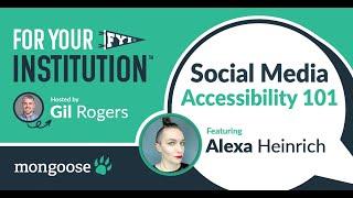 Social Media Accessibility 101 with Alexa Heinrich