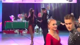 Kamil Zawistowski & Kinga Szemiel SAMBA Ogólnopolski Turniej Tańca Towarzyskiego Trzebnica 2018