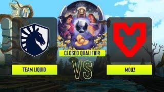 Dota2 - Team Liquid vs MOUZ - ESL One - Bangkok: Western Europe Closed Qualifier