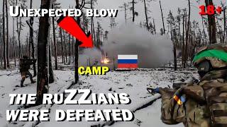 Ukrainians break into the camp of Russian soldiers! 18+ Russians lost