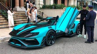 Billionaire Kouros Mansory arriving with Ford GT Le Mansory at Casino de Monaco!!