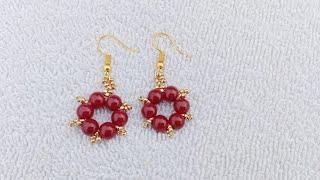 #AKSHATASANGAMESH #diy #earrings | Diy earrings making tutorial