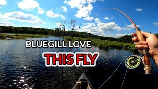 SQUIRMY WORMY Fly Fishing Bluegill