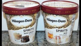 Häagen-Dazs Spirits: Irish Cream Brownie & Rum Tres Leches Ice Cream Review