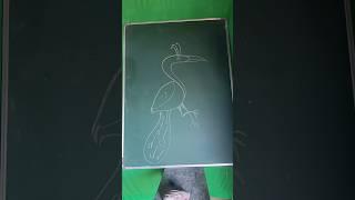 S = Peacock amazing drawing easy tricks #drawing #amazing #easytricks #shortsvideo