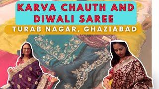 Festive Saree Collection | Vishal Saree Center | Turab Nagar, Ghaziabad | K Travel Vlog