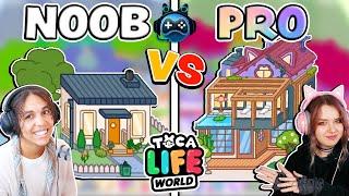 NOOB vs PRO Haus in TOCA BOCA BAUEN! KATJA vs ALLY Build Battle in TOCA LIFE WORLD