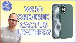 It's Not Leather...It's Cactus Leather (WTF) - Otterbox Symmetry Cactus Leather iPhone 16 Review