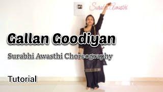 Gallan Goodiyan Setp by Step Easy Tutorial | Wedding, Sangeet Dance Choreography