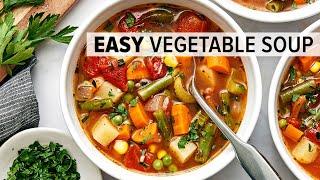 The one and only VEGETABLE SOUP recipe you need for winter!