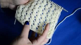 Stricken Anleitung: Kaffeebohnen Strickmuster - Stricken lernen für Anfänger