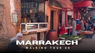 MARRAKECH, MOROCCO  | WALKING TOUR 4K | MoroccoTravel Guide (2025) | Amodo Walking Tour