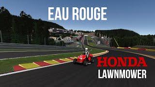 Honda LAWNMOWER Through Eau Rouge!