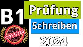 B1 Prüfung g.a.s.t Schreiben Neu Modell DTZ 2024