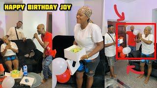 Surprise birthday gift for joy / pilot based in Germany Return to tell the lady who sponsored abroad