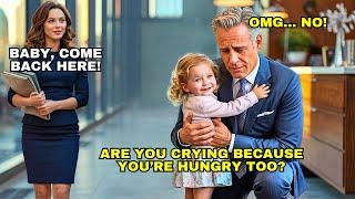 Mom brought her daughter to a job interview. A lonely millionaire gets a hug… and everything changes