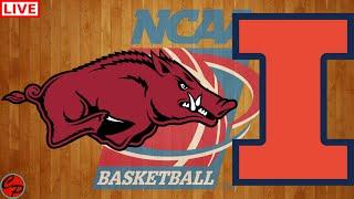 Arkansas vs Illinois Thanksgiving Hoops Showcase College Basketball Live Game Cast & Audio