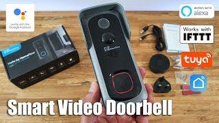 Smart Video Doorbell with Plug in Chime from HomeFlow, Unboxing and Review