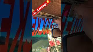 83’ VW DIESEL MK1 rabbit  rust bucket. Sealing the windshield the redneck way!