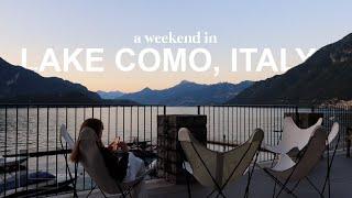 a weekend in lake como, italy (travel vlog)