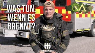 Tipps im Brandfall vom Brandschutz der Luftwaffe I Bundeswehr