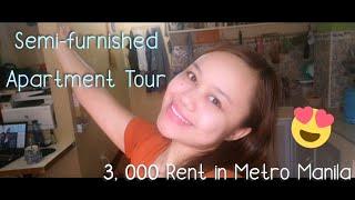 3K APARTMENT IN METRO MANILA // My Semi-furnished Apartment Tour