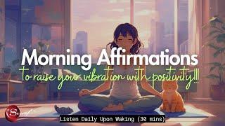 MORNING AFFIRMATIONS TO RAISE YOUR VIBRATION| START YOUR DAY WITH POSITIVITY | 30 MINUTES