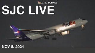 SJC LIVE | KSJC | SAN JOSE MINETA INTERNATIONAL AIRPORT SPOTTING LIVE FEDEX MD11