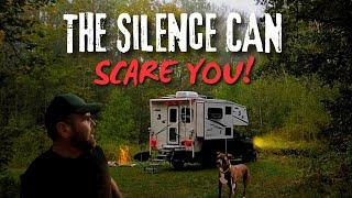 Scaring Myself A Creepy Night Truck Camping