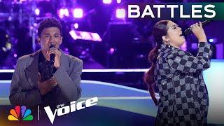 William Alexander and Zeya Rae Own the Stage Singing "Just Give Me a Reason" | Voice Battles | NBC