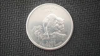 USA ¼ dollar, 2005/ Kansas State Quarter/America coins