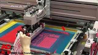 Silicone Heat Transfer label : Simple process by ADg screen printing silicone ink (Updated!!)