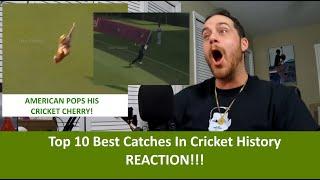 American Reacts Top 10 Best Catches in Cricket History REACTION