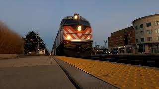 Parade of trains in Western Springs, IL