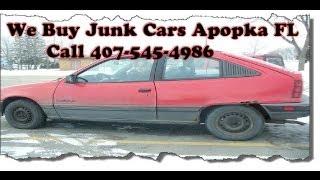 We Buy Junk Cars Apopka FL - Call  855-979-8059