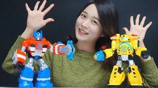 루피토이 트랜스포머 범블비 옵티머스프라임 장난감 Transformers Power Electronice Bublebee & OptimusPrime toys