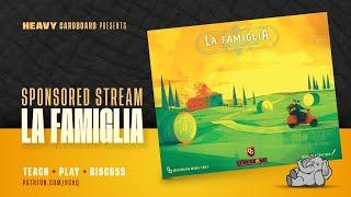 La Famiglia - 4p Teaching & Play-through by Heavy Cardboard