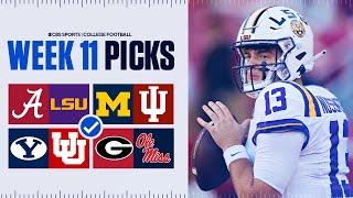 Picks for EVERY Top 25 game in College Football [Full Week 11 Predictions]