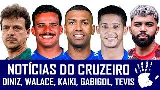 NOTÍCIAS DO CRUZEIRO: DINIZ, WALACE, LUCAS SILVA, KAIKI, TEVIS, GABIGOL E TÍTULO DAS CABULOSAS