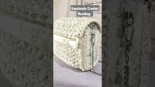 HANDMADE Crocheted handbag.  Unique Crochet bag.  #crochetbag #crochet #crochethandbag#handbags