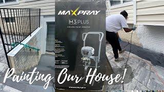 PAINTING OUR HOUSE! DIY HOME PROJECT!