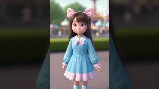 Kazue, Furuka and Ayumi in Disney 3D AI | SAKURA School Simulator #shorts #tiktok #trending