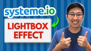 Systeme.io Tutorial: How to Create Image Lightbox in MINUTES [2024 UPDATE]