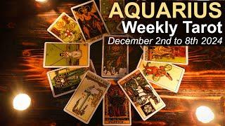 AQUARIUS WEEKLY TAROT READING "SURRENDERING TO A JOURNEY" December 2nd - 8th 2024 #weeklytarot