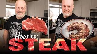 I was a chef for 18 years. Here's how I cook steak.