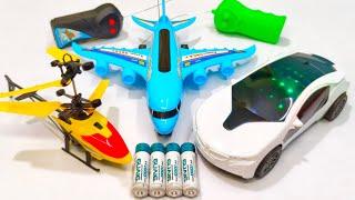 Radio Control Airplane A380 and Remote Control Racing Rc Car Unboxing, helicopter, airplane, racing