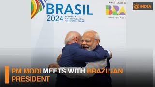 PM Modi meets with Brazilian President