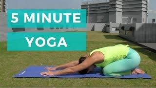 5 minute yoga | Beginners yoga